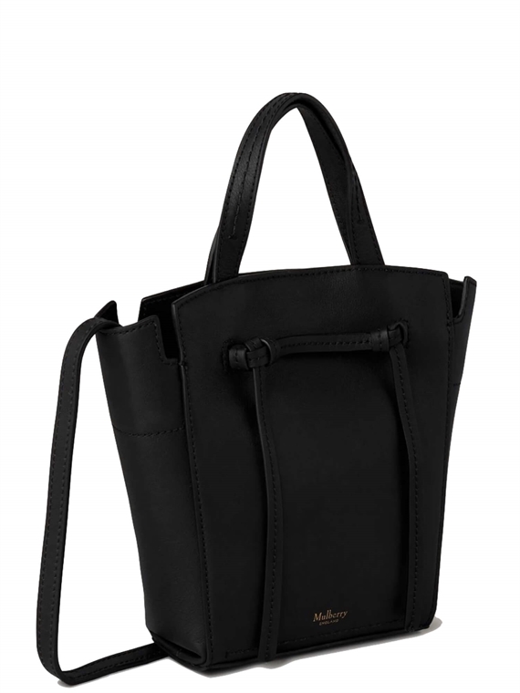 Mulberry Clovelly Mini Tote Black Refined Flat Calf